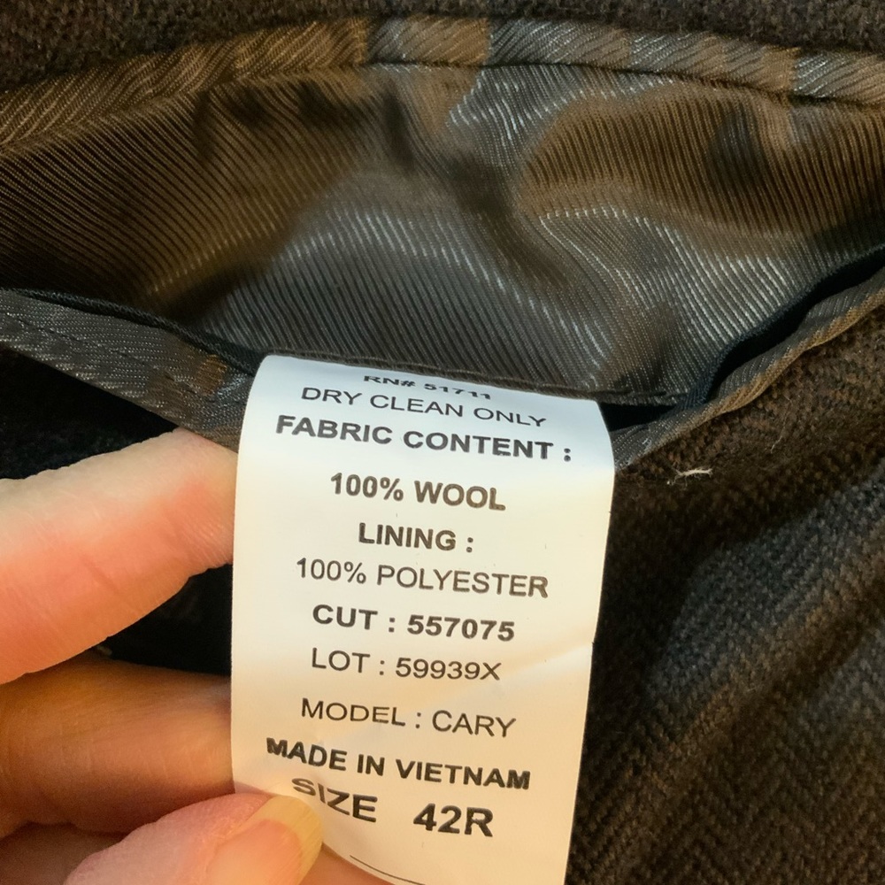 Andrew Fezza Sport Coat. Size 42r. Adding The Thr… - image 7